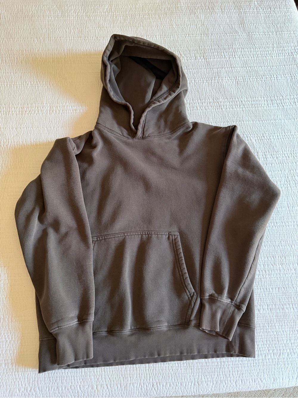 Women’s Grey Hooded Pullover Sweatshirt